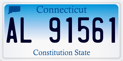 CT license plate AL91561