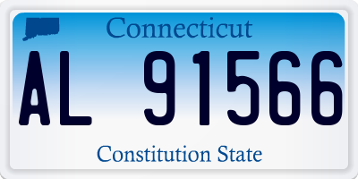CT license plate AL91566