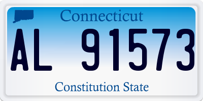 CT license plate AL91573