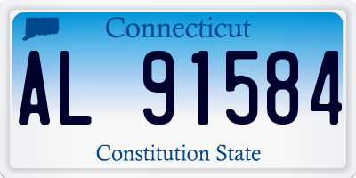 CT license plate AL91584