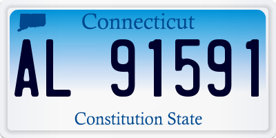 CT license plate AL91591