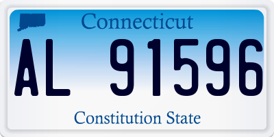 CT license plate AL91596