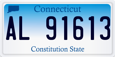 CT license plate AL91613