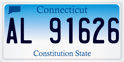 CT license plate AL91626