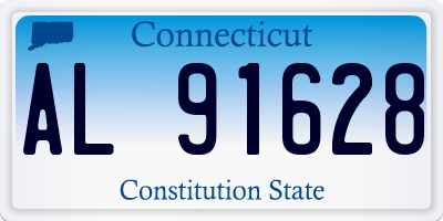 CT license plate AL91628