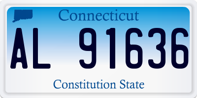 CT license plate AL91636