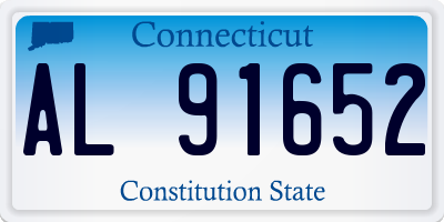 CT license plate AL91652
