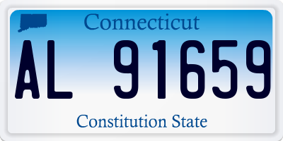 CT license plate AL91659