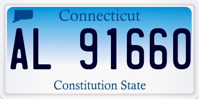 CT license plate AL91660