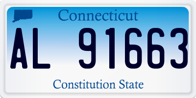 CT license plate AL91663