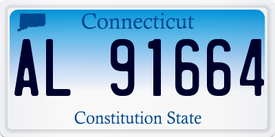 CT license plate AL91664
