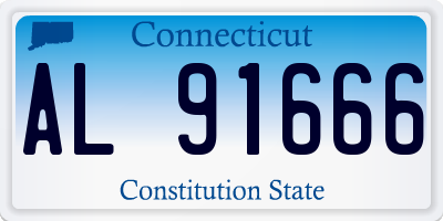 CT license plate AL91666