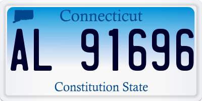 CT license plate AL91696
