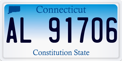 CT license plate AL91706