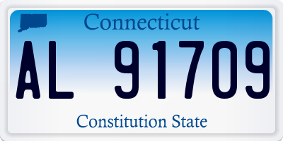 CT license plate AL91709