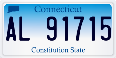 CT license plate AL91715