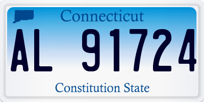 CT license plate AL91724