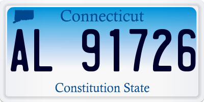 CT license plate AL91726
