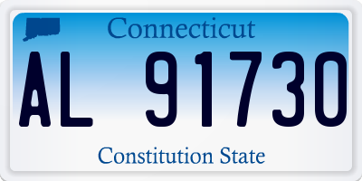 CT license plate AL91730