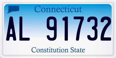 CT license plate AL91732