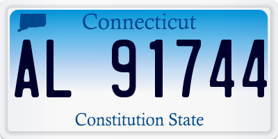 CT license plate AL91744