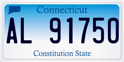 CT license plate AL91750