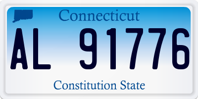 CT license plate AL91776