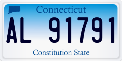 CT license plate AL91791