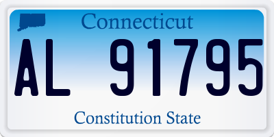 CT license plate AL91795
