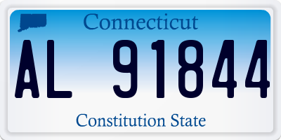 CT license plate AL91844
