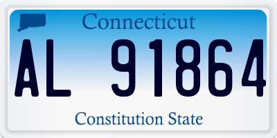 CT license plate AL91864