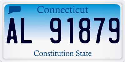 CT license plate AL91879