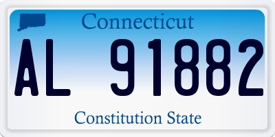 CT license plate AL91882