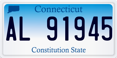 CT license plate AL91945