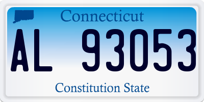 CT license plate AL93053