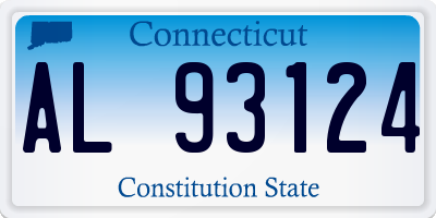 CT license plate AL93124