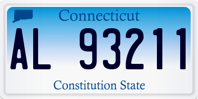 CT license plate AL93211