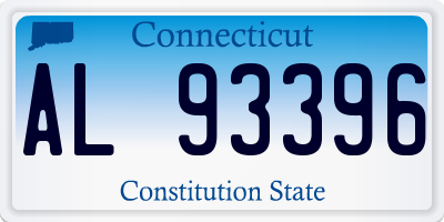 CT license plate AL93396