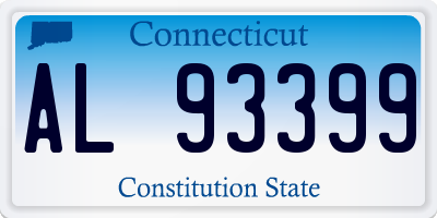 CT license plate AL93399
