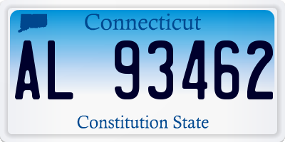 CT license plate AL93462