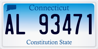CT license plate AL93471