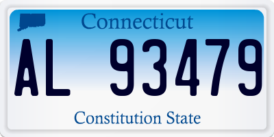 CT license plate AL93479