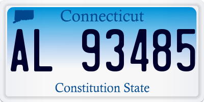 CT license plate AL93485