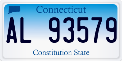 CT license plate AL93579