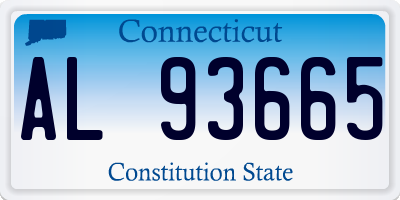 CT license plate AL93665