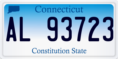 CT license plate AL93723