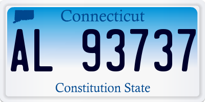 CT license plate AL93737