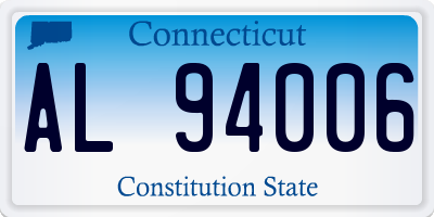 CT license plate AL94006