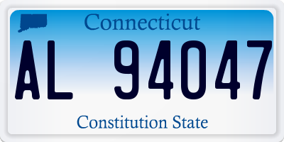 CT license plate AL94047