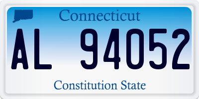 CT license plate AL94052